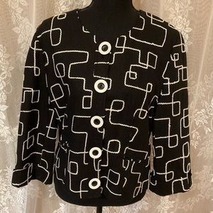Josephine Chaus Women’s 3/4 Sleeve Dress Jacket Size 12